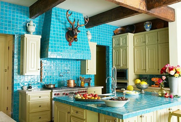 traditional deco kitchen tiles-leu