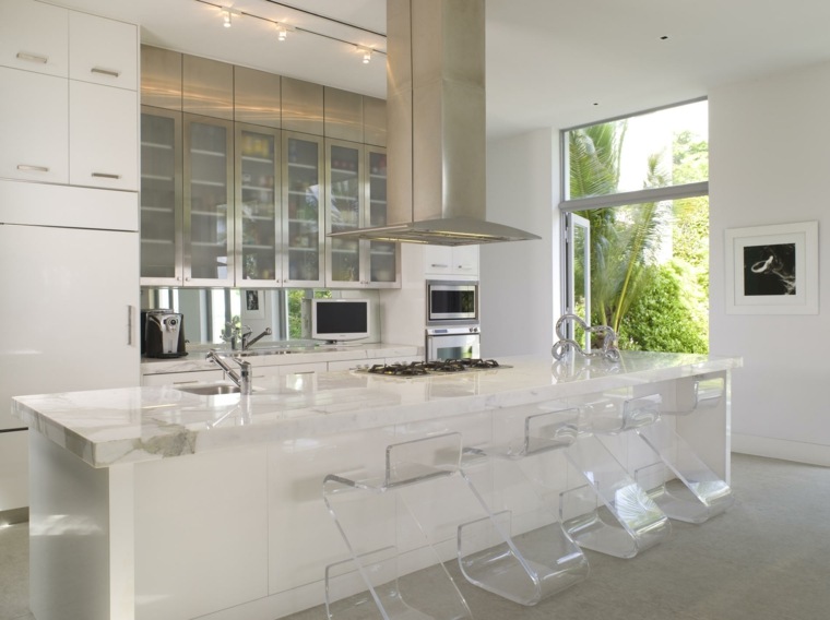 kitchen white decoration idea