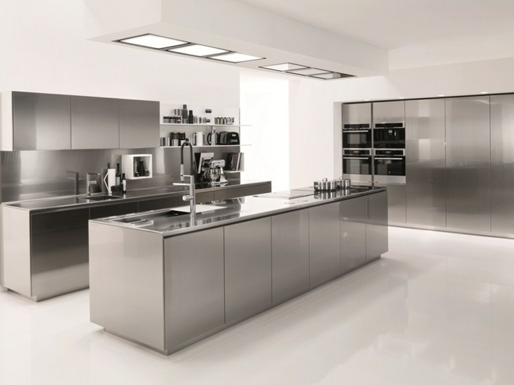 stainless steel kitchen Euromobil