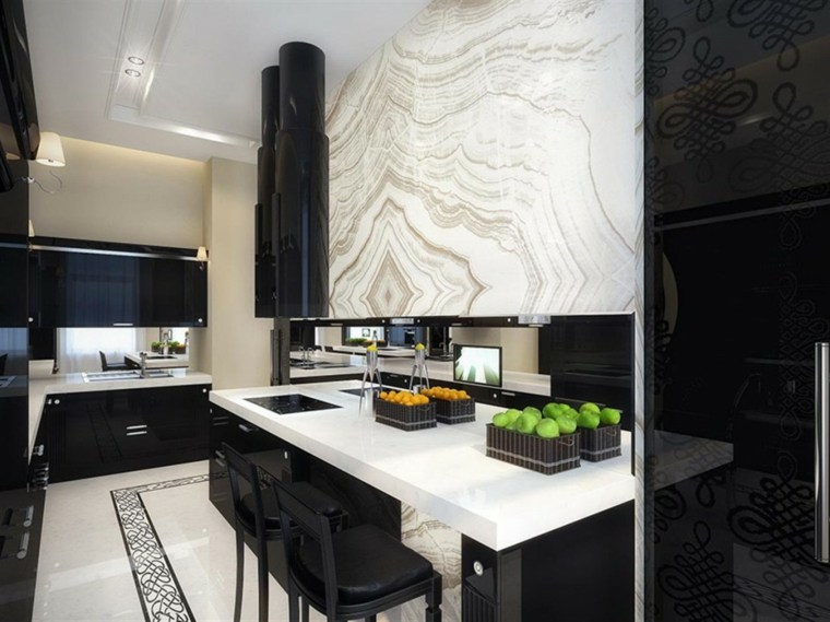 marble bar design kitchen