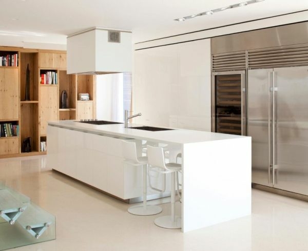 modern white design kitchen