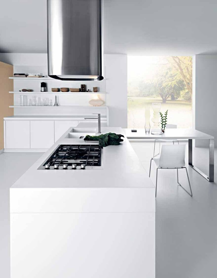 kitchen white design island