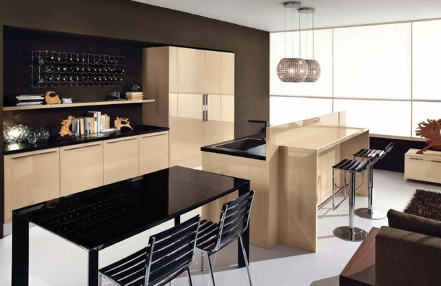 kitchen design elements contrast