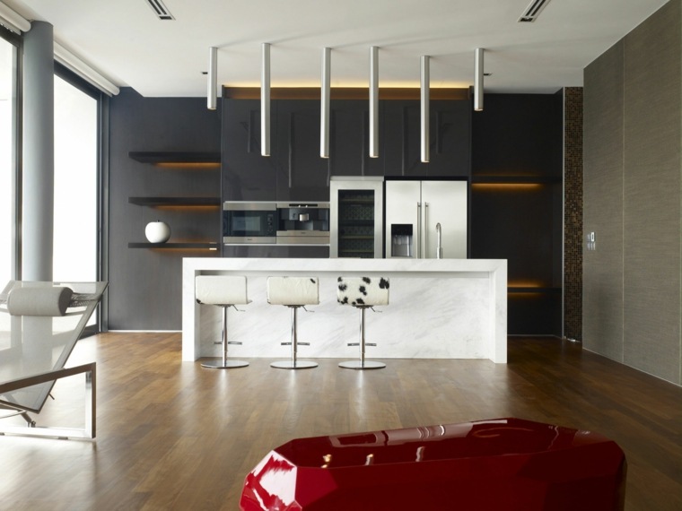 ultra modern design bar kitchen