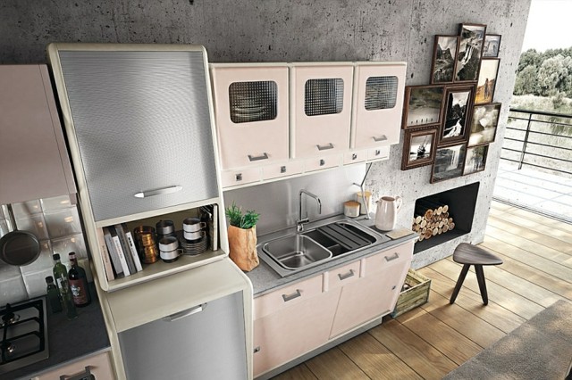 modern vintage design kitchen