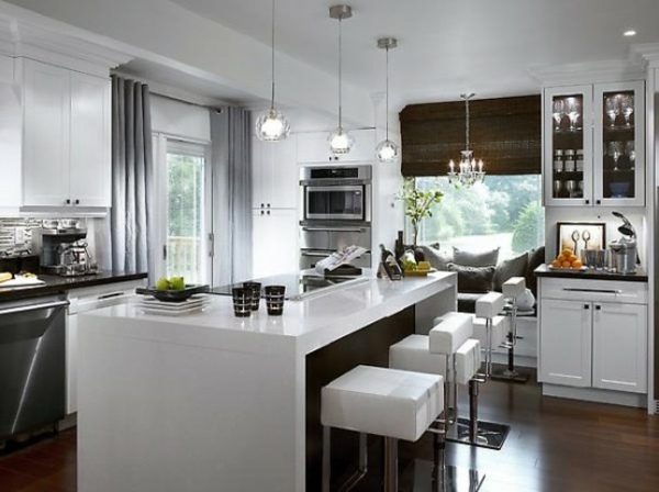 elegant kitchen central island