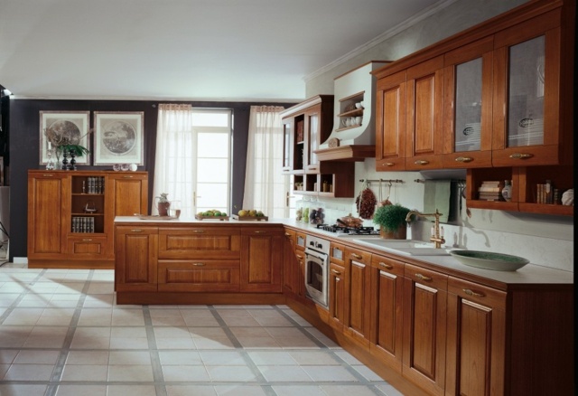 classic wood kitchen