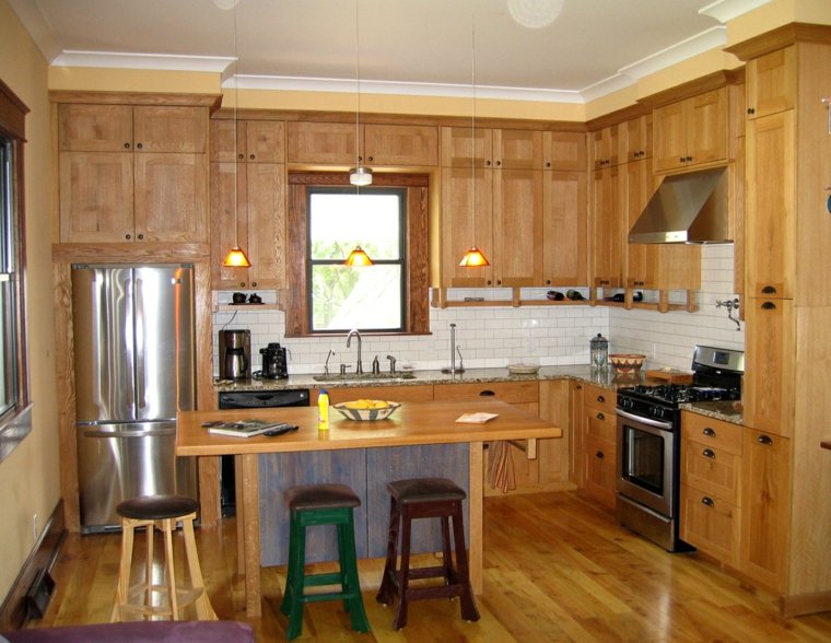 kitchen u idea bar wood worktop stools