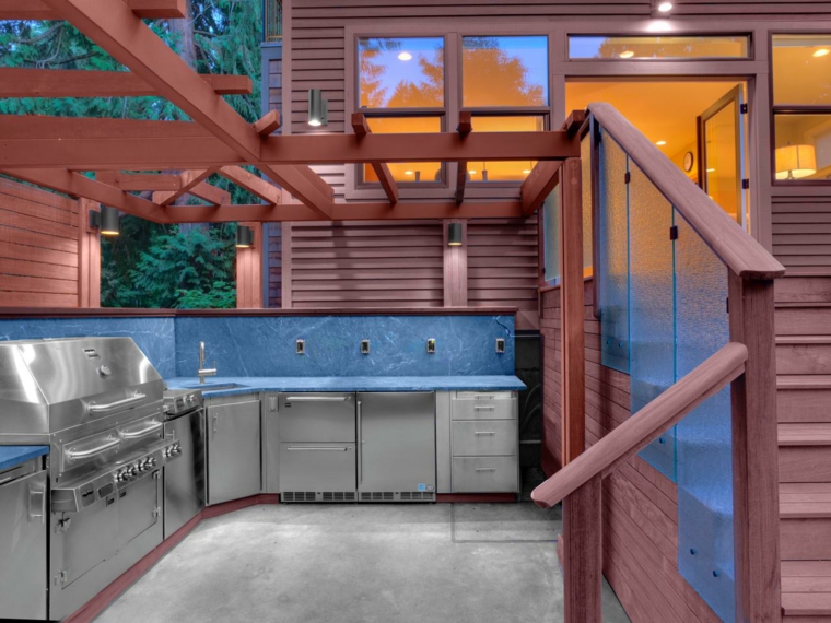 modern outdoor summer kitchens