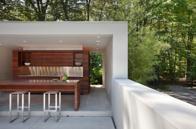 outdoor kitchen modern pergolas deco summer