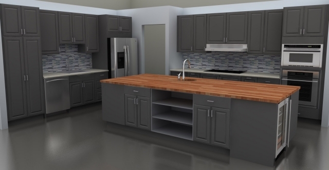 kitchen gray-original-idea-IKEA-furniture