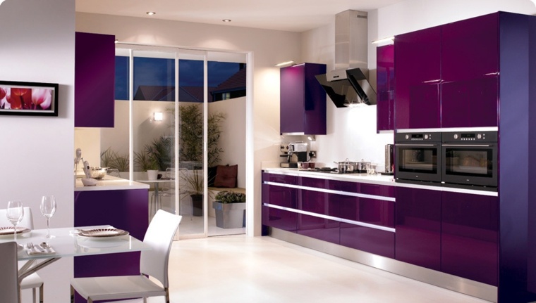 kitchen color aubergine furnishings furniture idea design white kitchen hood