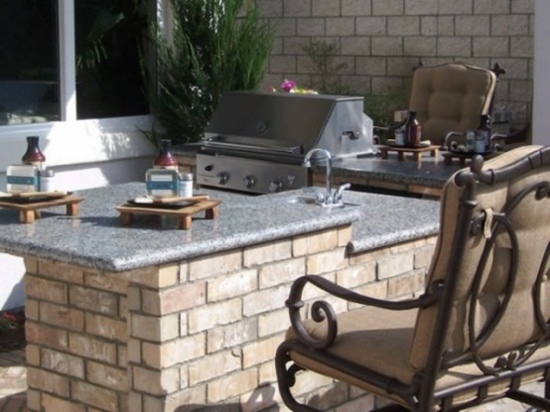 kitchen marble island