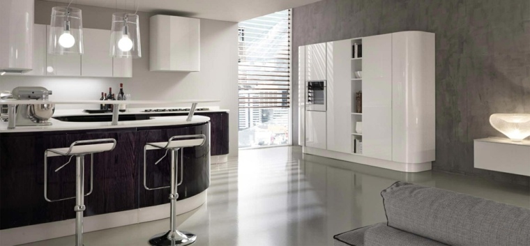 modern design lacquered kitchen