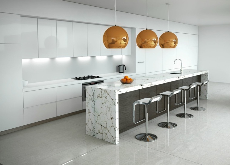 contemporary interior kitchen kitchen island fixture suspension