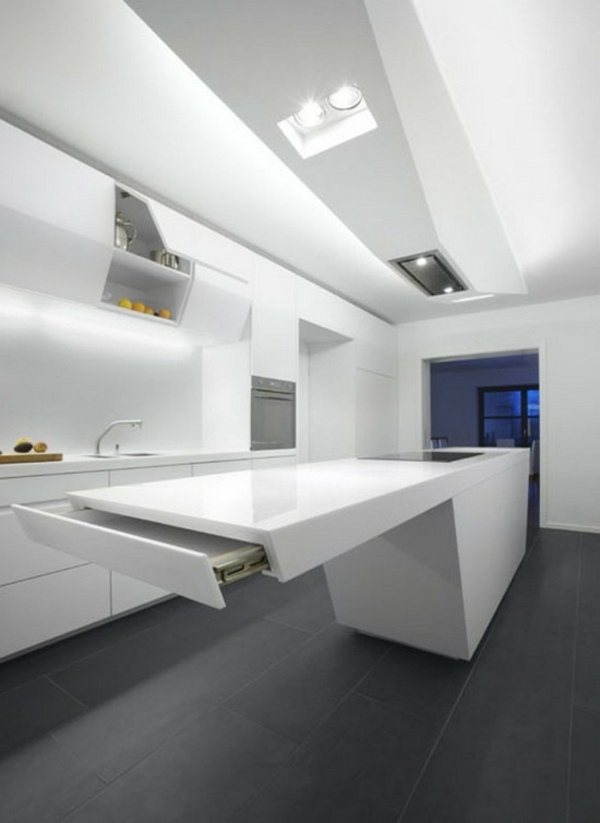 white minimalist kitchen