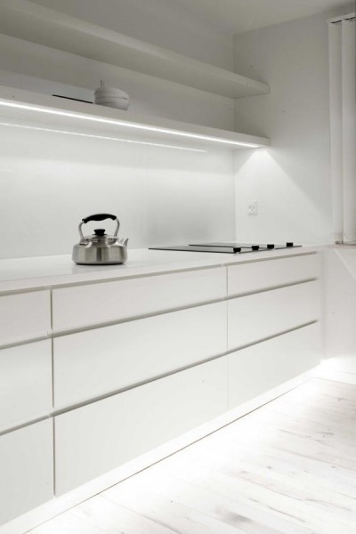 minimalist kitchen design apartment