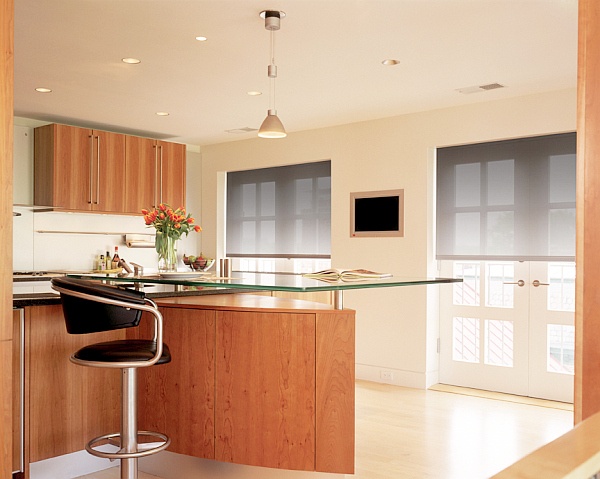 minimalist kitchen ceiling spotlights