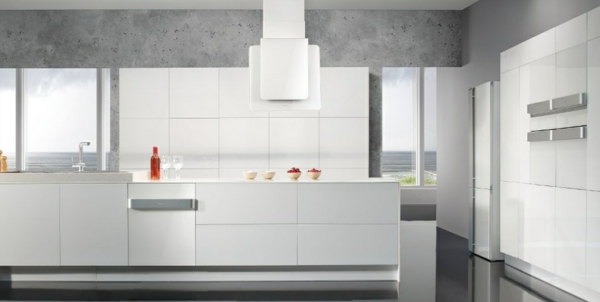 modern kitchen white design