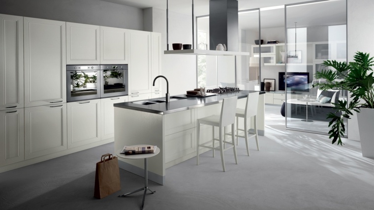 modern kitchen white decoration