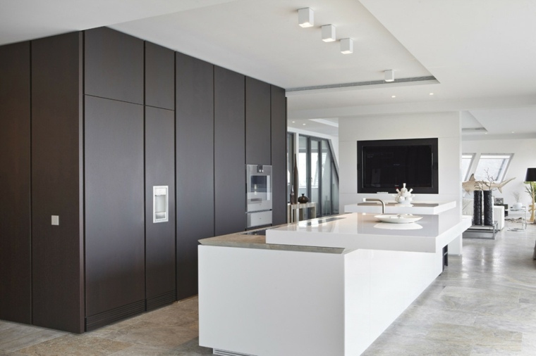 modern kitchen white interesting design