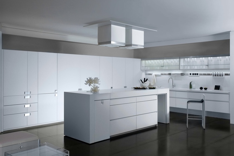 white modern kitchen idee deco