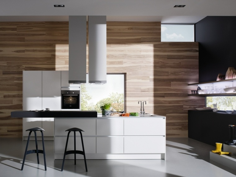 modern kitchen white central island design