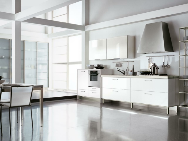 white modern kitchen