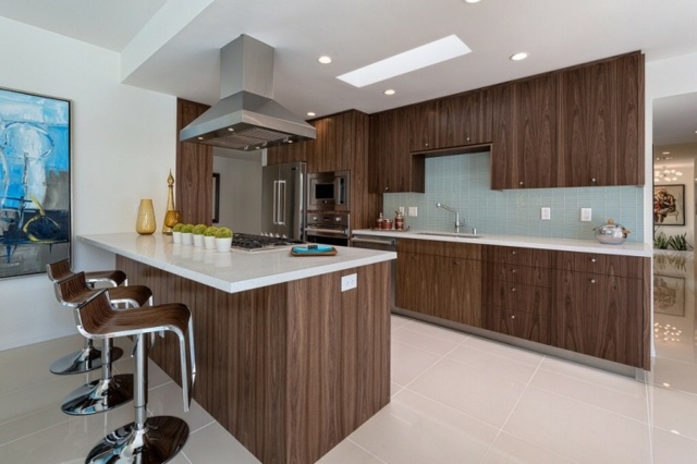 modern kitchen wood