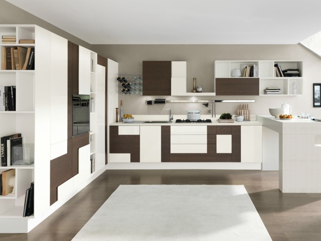 moderned eco geometric kitchen