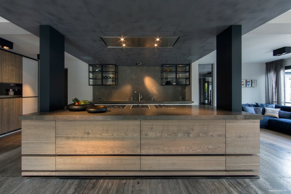 modern kitchen island wood