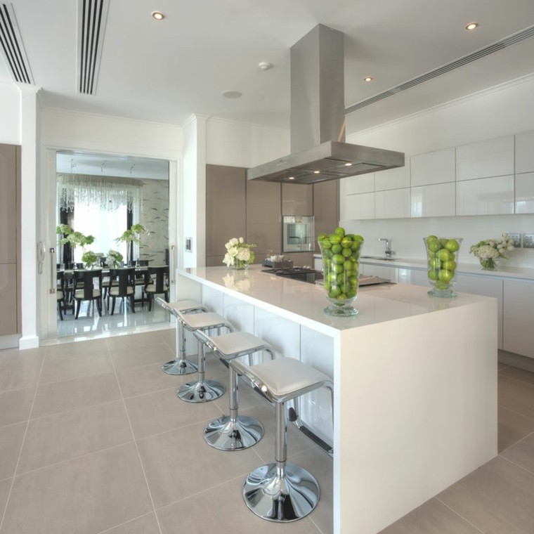 deco modern white kitchen design