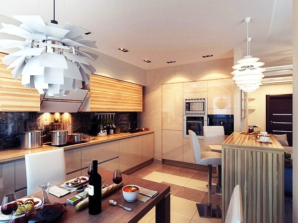 modern kitchen led ceiling lamps