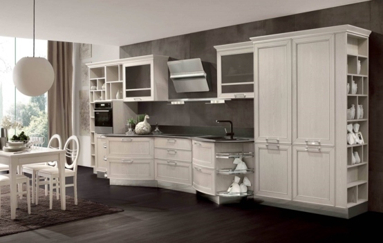 STOSA kitchen modern minimalist white color furniture