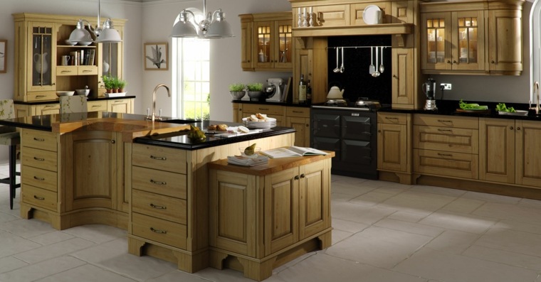 contemporary black kitchen wood furniture