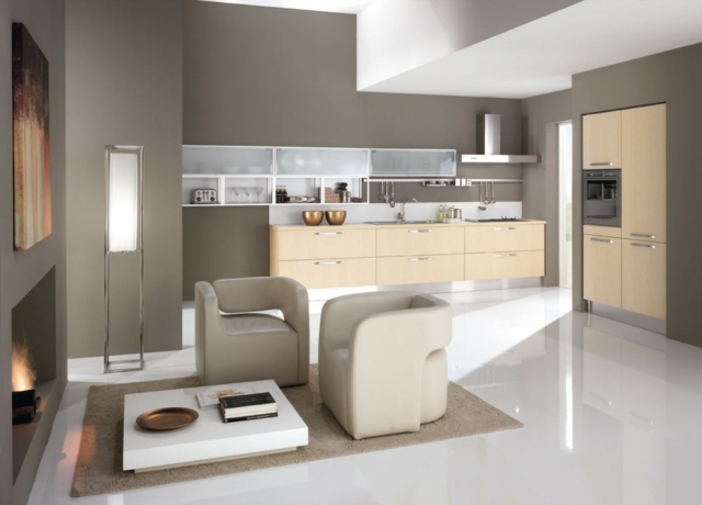 modern open kitchen