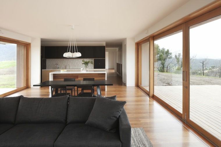 open kitchens idea deco minimalist open living room