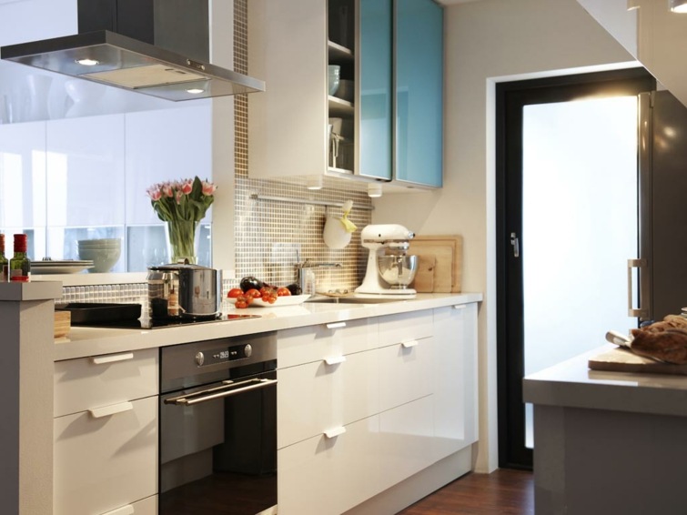 kitchen small surface contemporary design