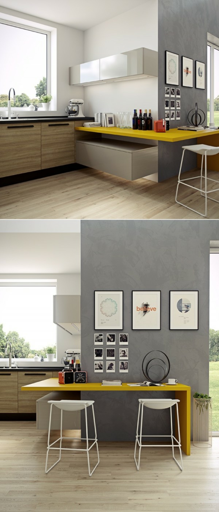 kitchen small surface design idea