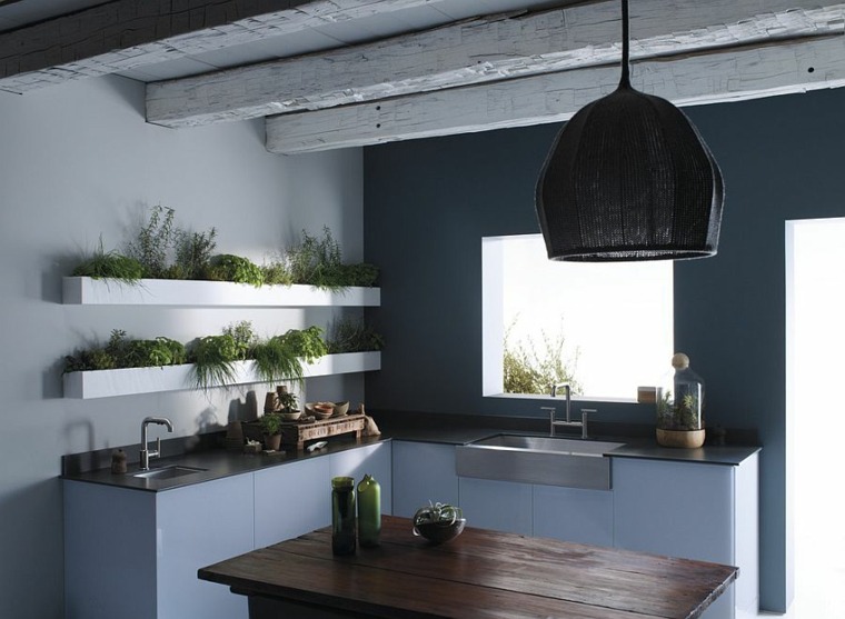 kitchen garden idea kitchen kitchen island central wood light fixture black suspension