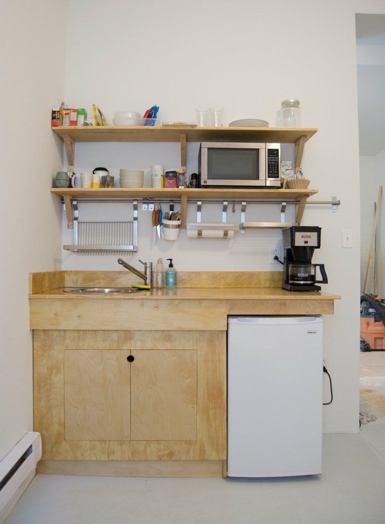 mini kitchen studio spaces