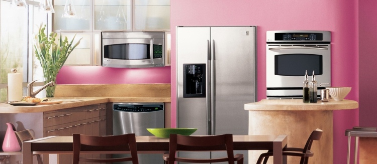 elegant design pink kitchen