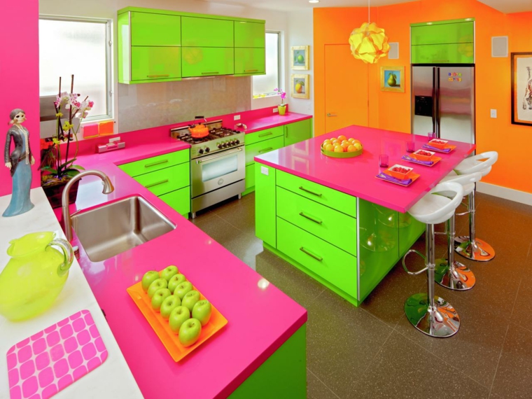 kitchen green rose deisgn center island furniture kitchen lacquered wood sink idea color kitchen