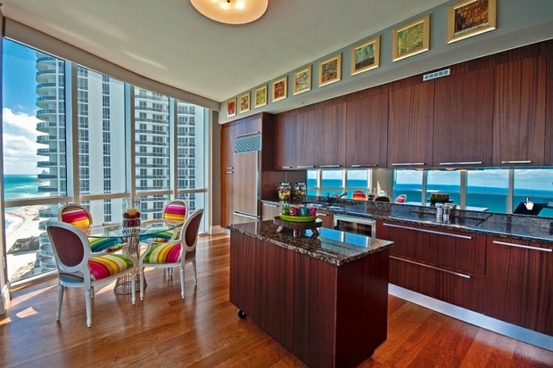 splendid kitchen cupboards wood offers beautiful view of miami