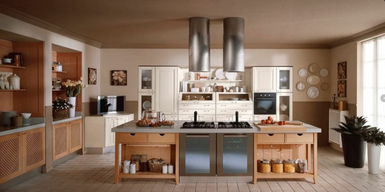 kitchen country chic metal hoods