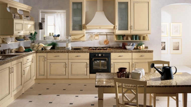 antique kitchens beige furniture italy