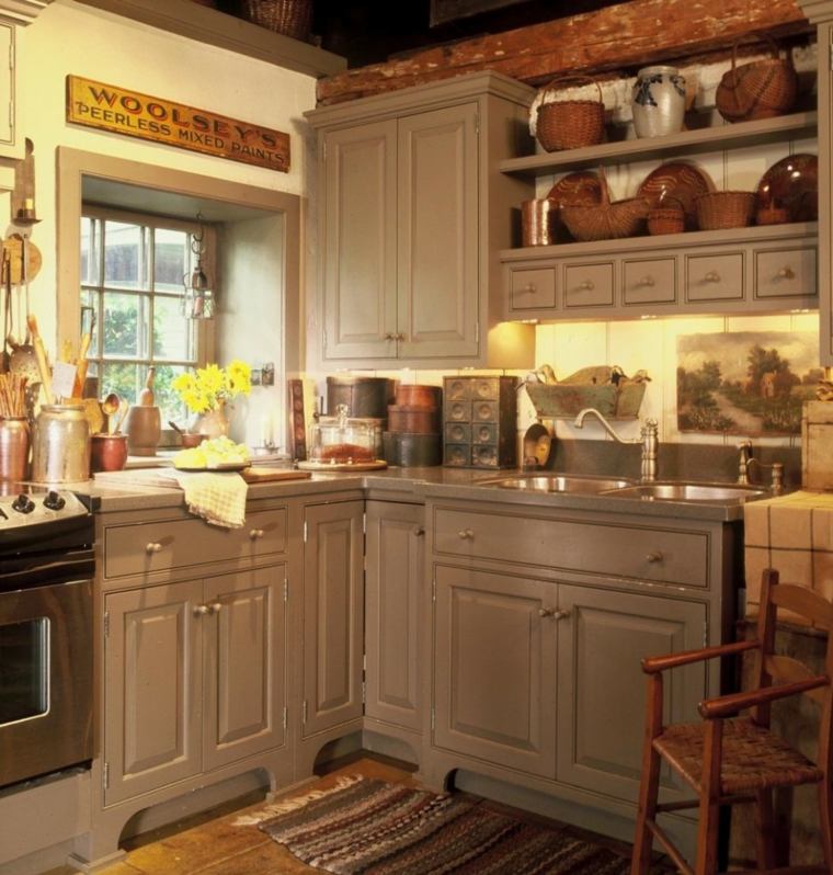 beige country style kitchen