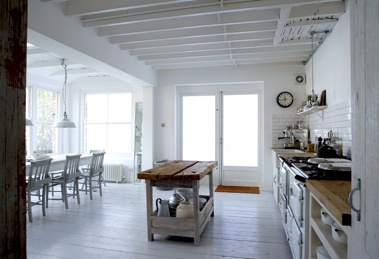 kitchens chic country ideas for open islands