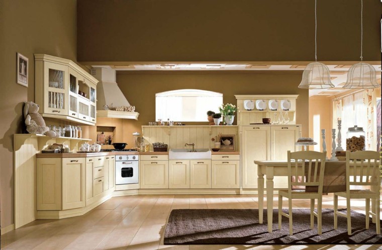 kitchen design countryside style decoration