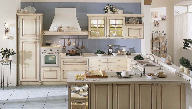 kitchens country style white furniture